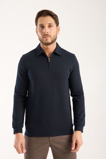 745 Model Yakası Fermuarlı Sweat resmi