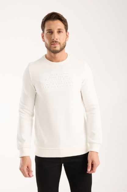 668 Model Baskılı Sweat resmi