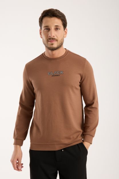 760 Model Bisiklet Yaka Sweat resmi