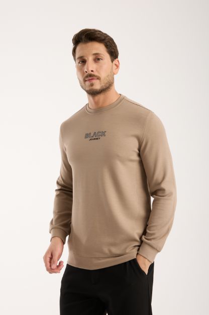 760 Model Bisiklet Yaka Sweat resmi