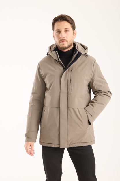 4840 Model Kapşonlu Mont resmi