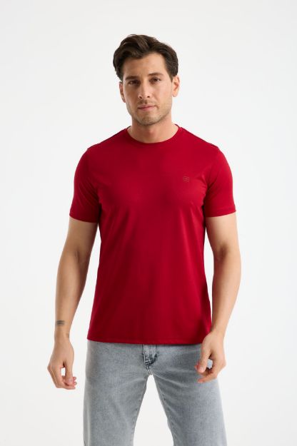 4508 Model Bisiklet Yaka T-shirt resmi