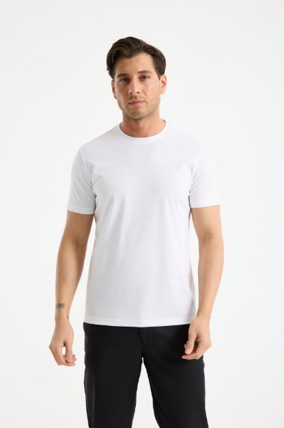 4508 Model Bisiklet Yaka T-shirt resmi