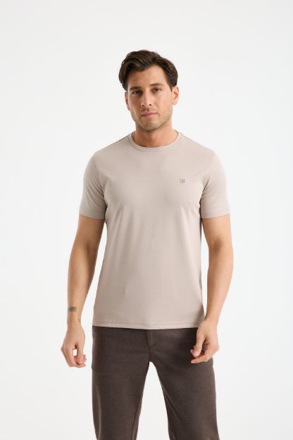 4508 Model Bisiklet Yaka T-shirt resmi