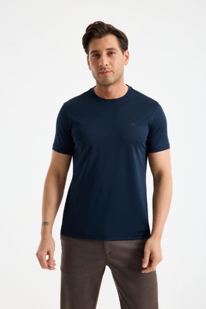 4508 Model Bisiklet Yaka T-shirt resmi