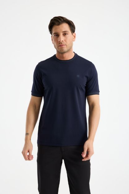 4824 Model Bisiklet Yaka T-shirt resmi