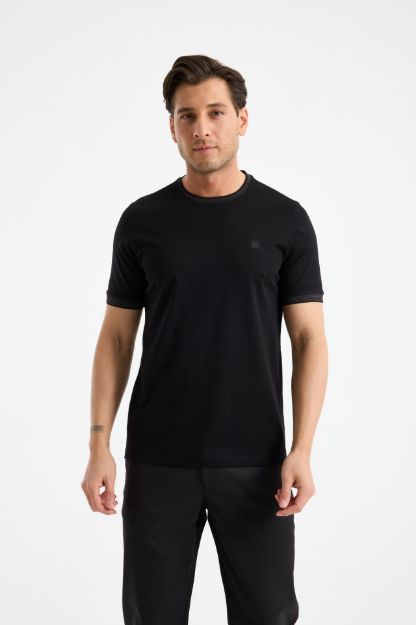 4824 Model Bisiklet Yaka T-shirt resmi