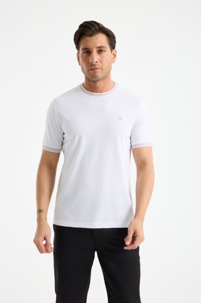 4824 Model Bisiklet Yaka T-shirt resmi