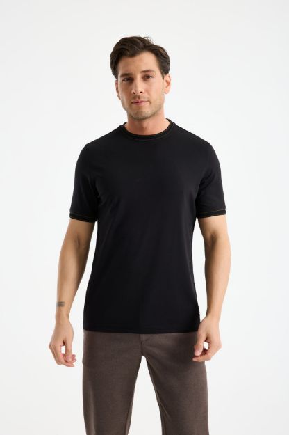 4811 Model Bisiklet Yaka T-shirt resmi