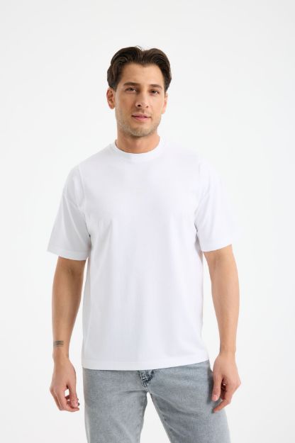 4813 Model Bisiklet Yaka T-shirt resmi