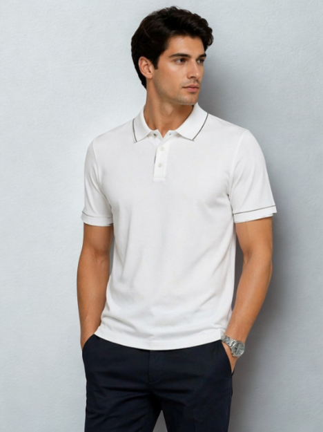 844 Model Polo Yaka Triko T-shirt resmi