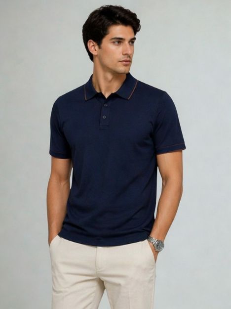844 Model Polo Yaka Triko T-shirt resmi