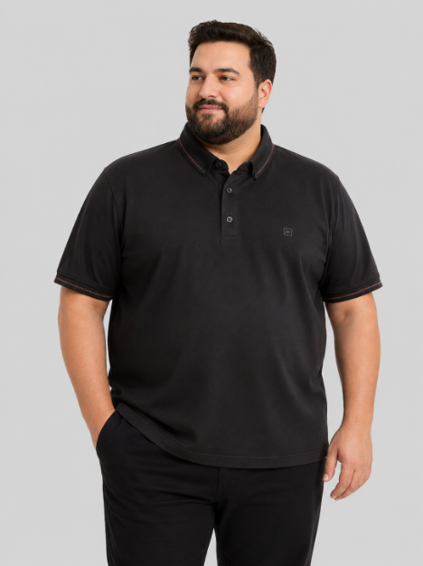 4890 Model Battal Polo Yaka T-shirt resmi