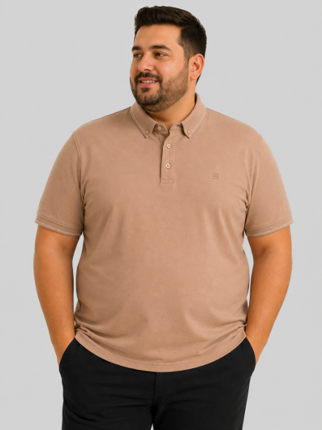 4890 Model Battal Polo Yaka T-shirt resmi