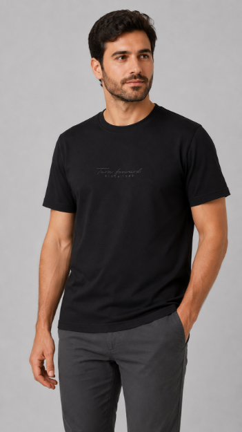 4938 Model Bisiklet Yaka T-shirt resmi