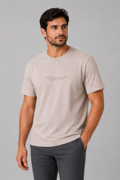 4938 Model Bisiklet Yaka T-shirt resmi