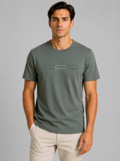 4936 Model Bisiklet Yaka T-shirt resmi