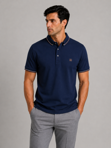 4759 Model Polo Yaka T-shirt resmi