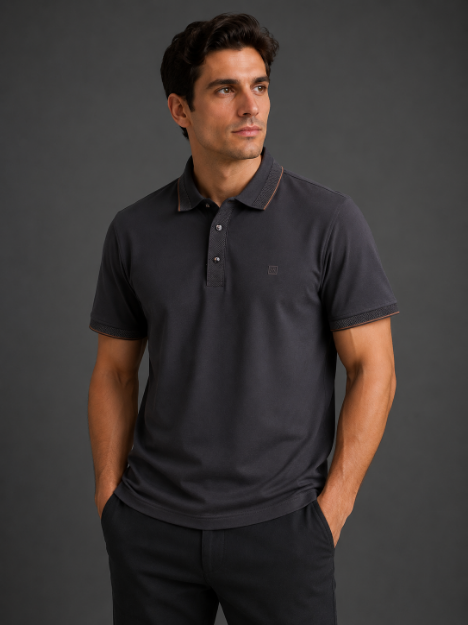 4814 Model Polo Yaka T-shirt resmi