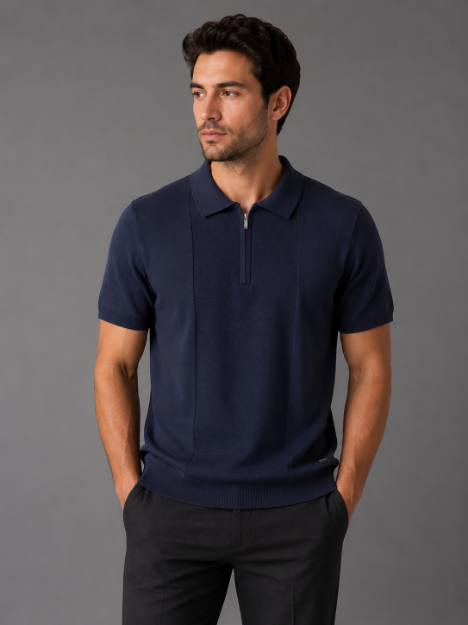 848 Model Polo Yaka Triko T-shirt resmi