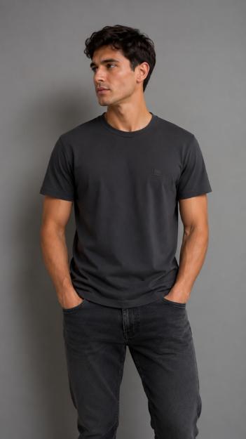 4858 Model Bisiklet Yaka T-shirt resmi