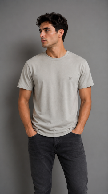 4858 Model Bisiklet Yaka T-shirt resmi