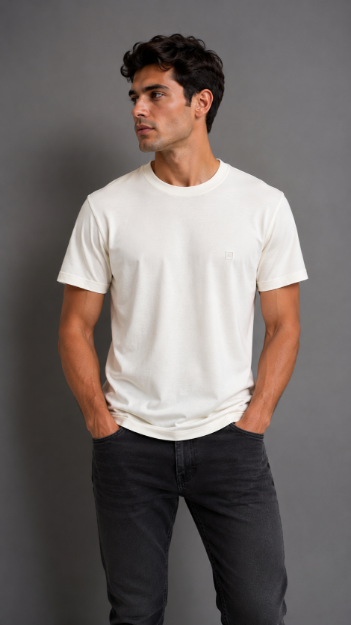 4858 Model Bisiklet Yaka T-shirt resmi
