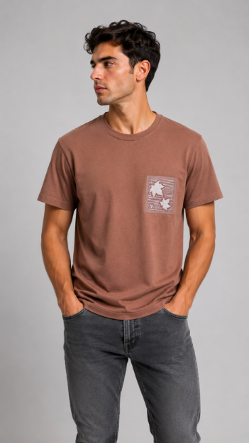 4854 Model Bisiklet Yaka T-shirt resmi