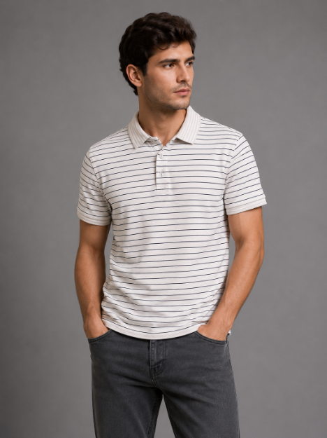 4866 Model Polo Yaka T-shirt resmi