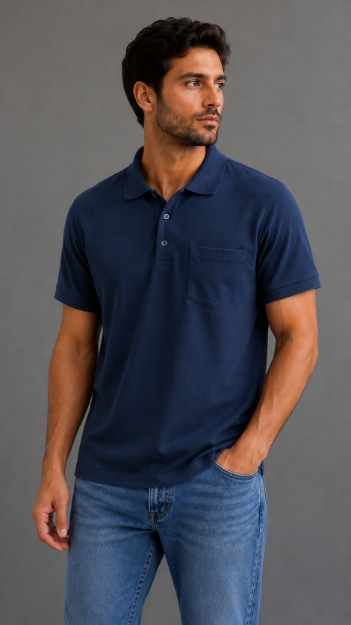 4868 Model Polo Yaka Cepli T-shirt resmi