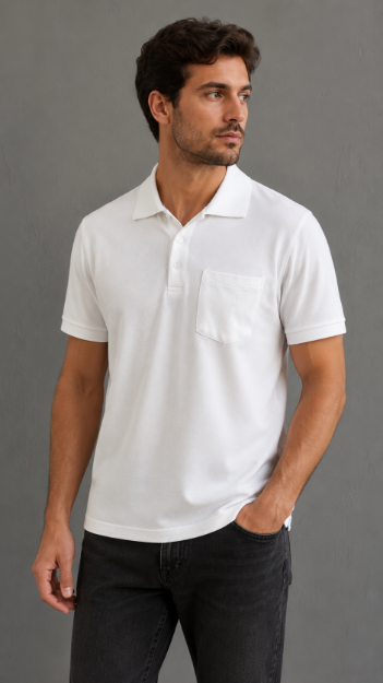 4868 Model Polo Yaka Cepli T-shirt resmi