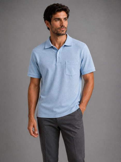 4869 Model Polo Yaka Cepli T-shirt resmi