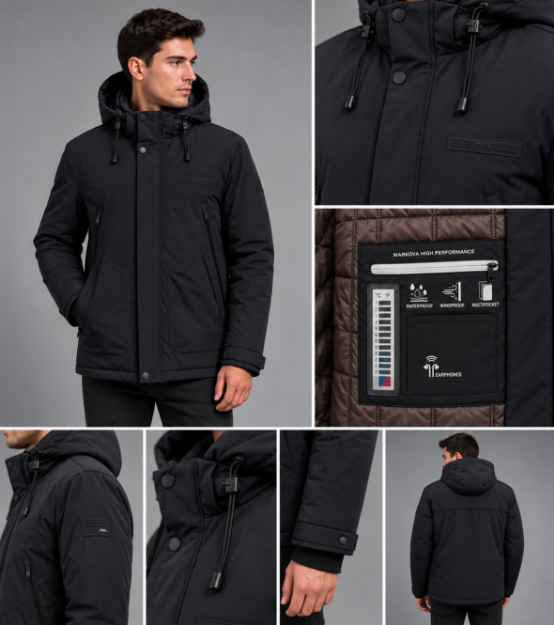 10800 / Lacivert Outdoor Mont resmi
