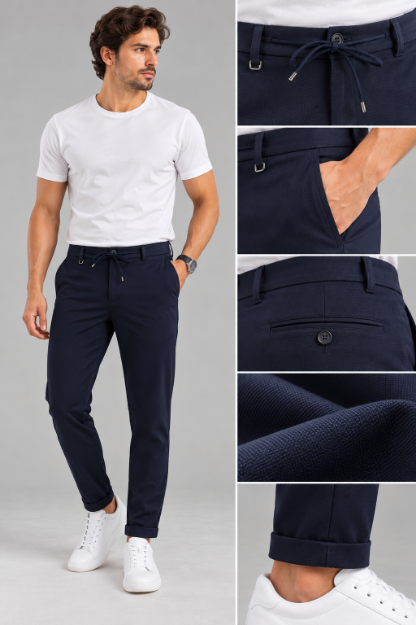 723 / Lacivert Jogger Pantolon resmi