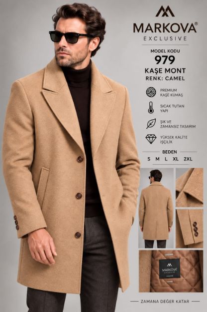 979 Kaşe Palto resmi
